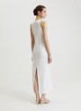 Платье с пайетками Белый цвет