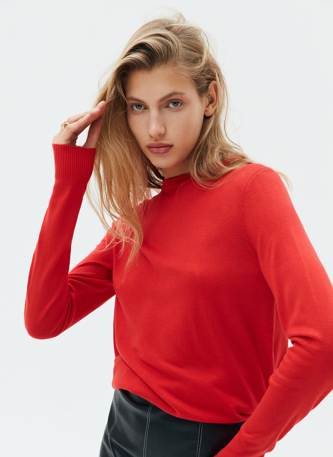 Тонкий джемпер Красный цвет купить в All We Need