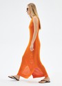 Платье 3D вязки Оранжевый цвет