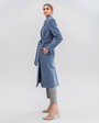 Пальто - Carrie NEW CO-033-1 (серо-голубой)