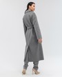 Пальто - Harvey MAXI CO-018 (светлый серый меланж)