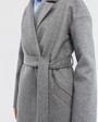Пальто - Harvey MAXI CO-018 (светлый серый меланж)