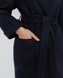 Пальто - Кимоно CO-003 (темно-синий)