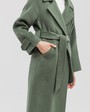 Пальто CO-038 (серо-зеленый)