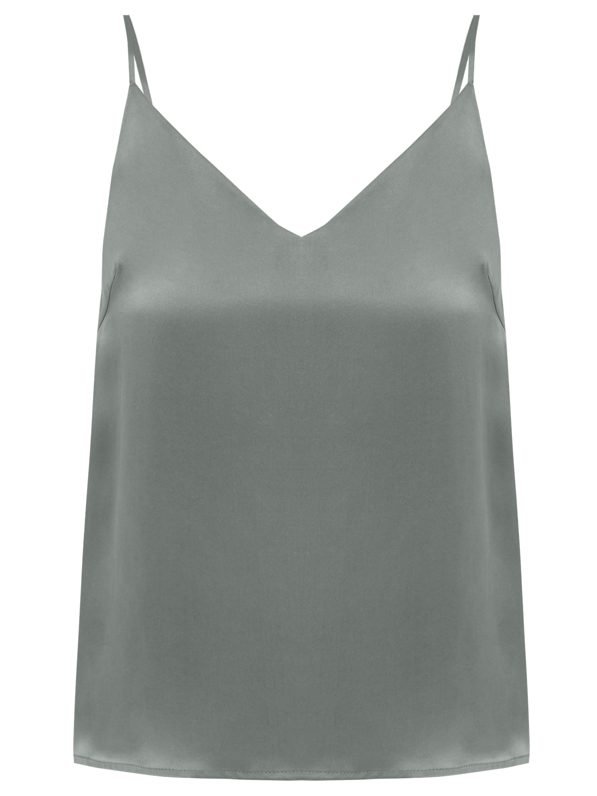 grey silk camisole