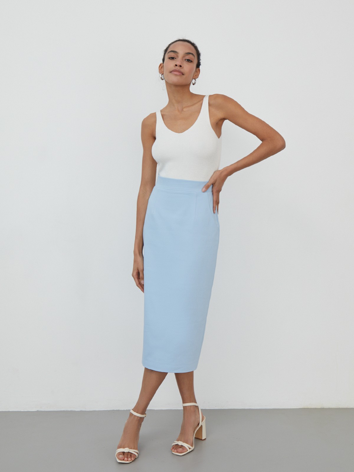 midi pencil skirt