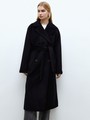 Двубортное пальто-тренч черный №2 цвет