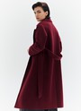 Пальто-халат Бордовый цвет