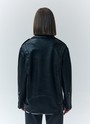 Куртка из экокожи Черный цвет