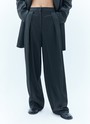 Объемные брюки (trend) Серый цвет