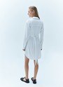 Платье-рубашка мини Белый цвет