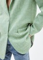 Жакет из фактурной ткани Зеленый цвет