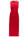 Платье с узлом спереди Красный цвет