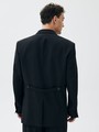 Пиджак двубортный Черный цвет
