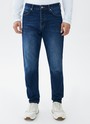 Брюки из джинсовой ткани для мужчины Темно-синий цвет