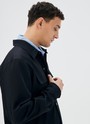Куртка-рубашка на кнопках с накладными карманами Черный цвет