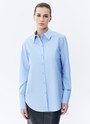 Рубашка из итальянского хлопка Pima Cotton Голубой цвет