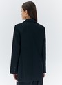 Жакет двубортный из премиальной шерсти (premium) Черный цвет