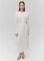 Платье из жатой ткани Accent Белый цвет