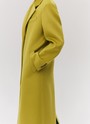 Пальто oversize c объемными плечами Trend Лайм цвет