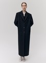 Пальто oversize c объемными плечами Trend Серый в полоску цвет
