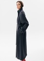 Пальто-кимоно с поясом Темно-серый цвет