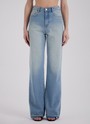 Брюки из джинсовой ткани для женщины Голубой цвет