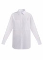 Рубашка с накладными карманами Белый цвет