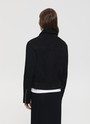 Куртка из натуральной замши для женщины Черный цвет