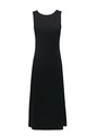 Платье миди (натуральный шёлк) Черный цвет