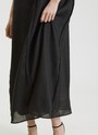 Платье миди из крапивы Premium Черный цвет