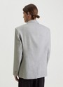 Пиджак однобортный льняной Серый цвет