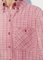 Рубашка в клетку Розовый цвет